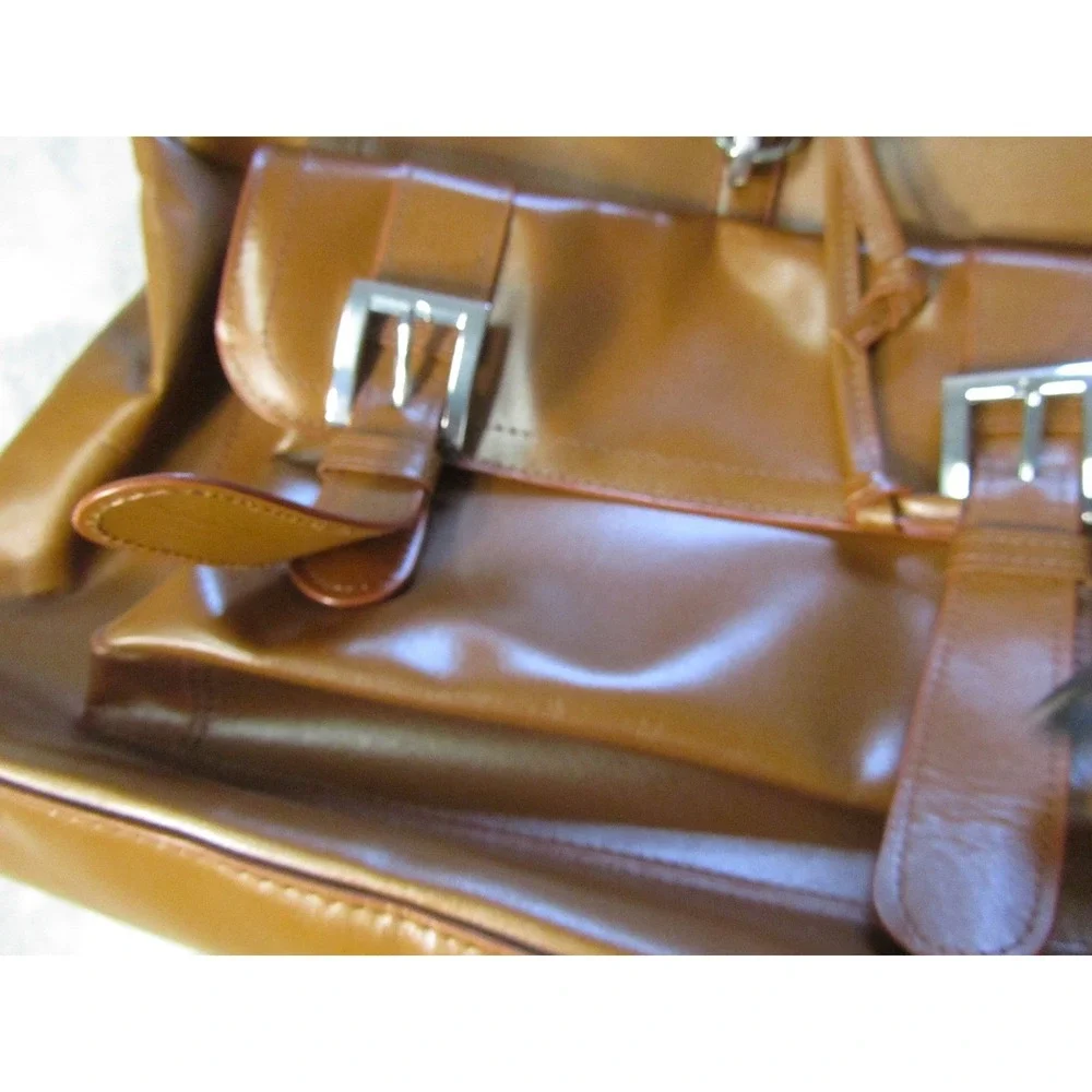 McKlein Brown Leather‎ Professional Backpack Laptop and Tablet Protection Bag